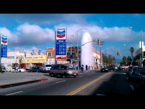 Fire Hydrant Explodes