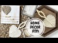 YEAR-ROUND Home Décor DIY IDEAS | DOLLAR TREE ROOM DECOR DIYs | EASY Macramé WALL HANGING DECOR DIYs