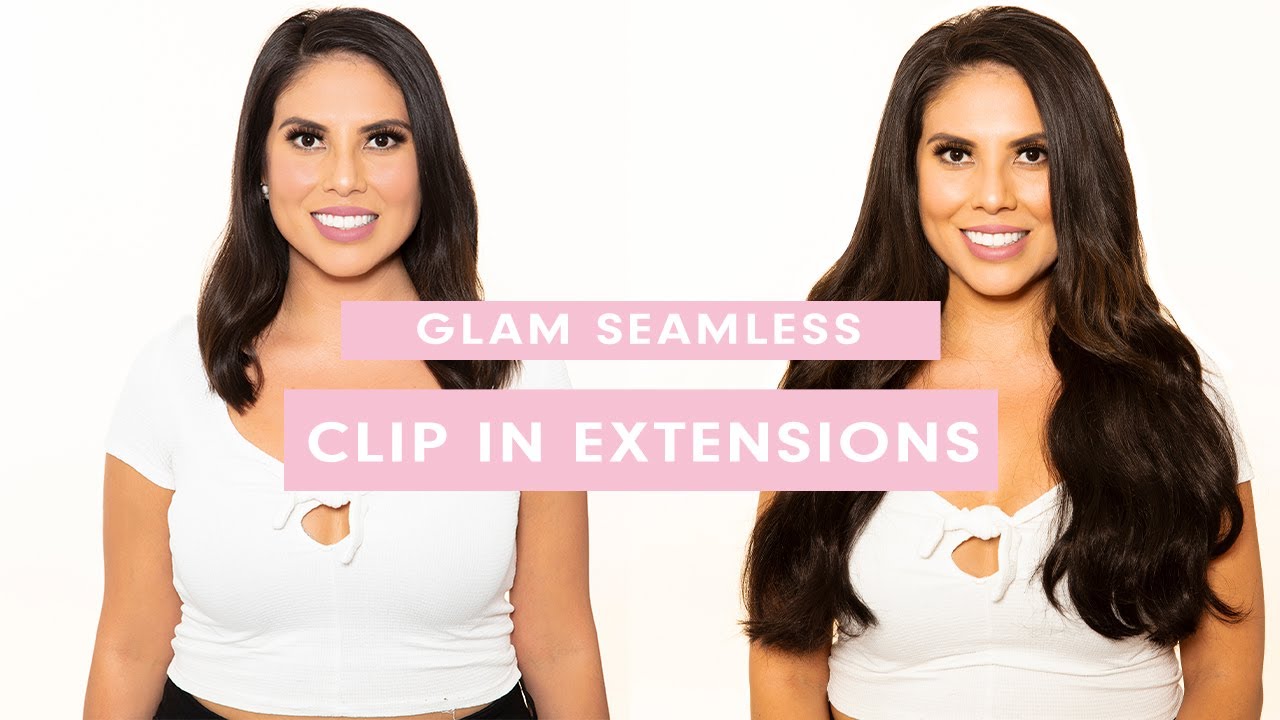 10. Blue Clip In Hair Extensions - Glam Seamless - wide 4