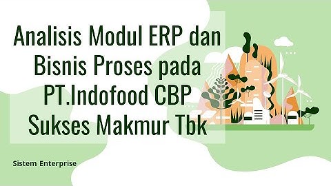 Modul ERP pada PT. Indofood CBP Sukses Makmur Tbk