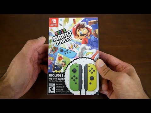 vigtigste Pekkadillo Skøn Super Mario Party/Joy-Con Nintendo Switch Holiday Bundle!! - YouTube