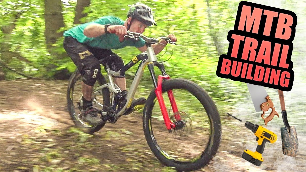 BUILDING FREERIDE JUMPS AND TRAILS - YouTube