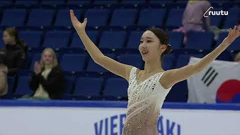 Yelim KIM KOR Free Skate 2022 Finlandia Trophy