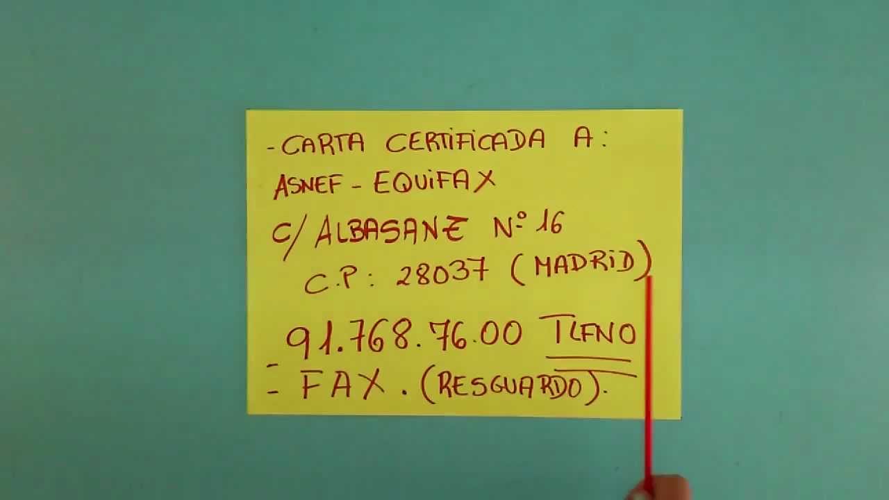 Cómo quitar tu nombre de ASNEF/ listado de morosos tocar guitarra electrica online