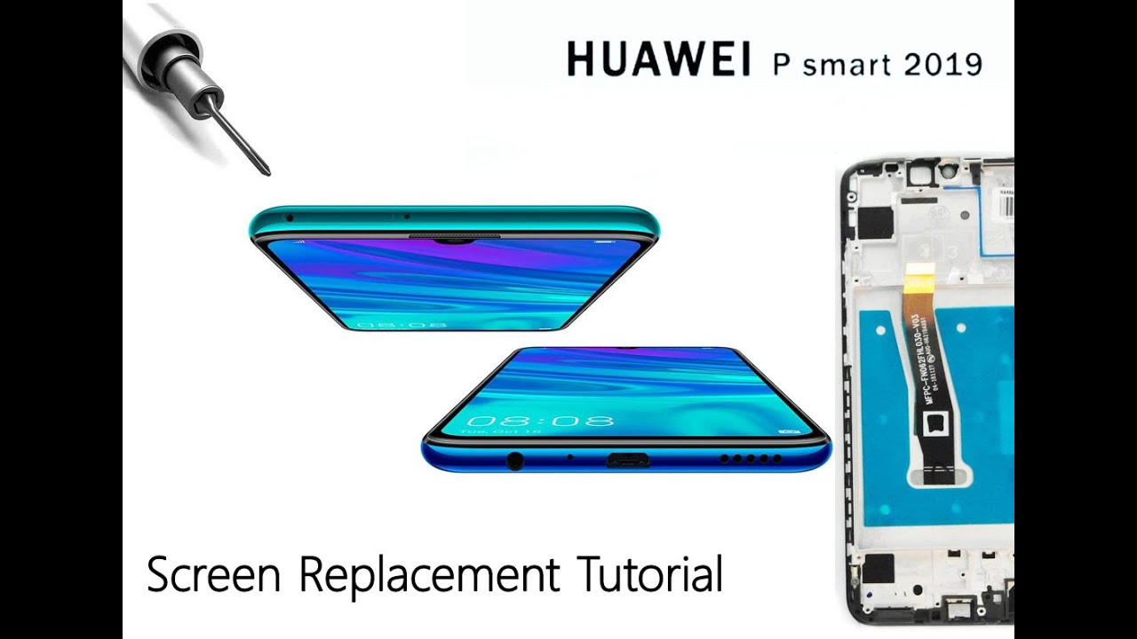 Huawei P Smart  2022 POT  LX1 Screen Replacement Wymiana 