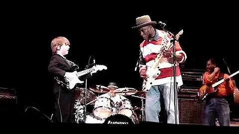 8 year old guitar whiz Quinn Sullivan and Buddy Guy