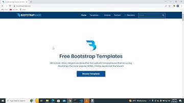 DOWNLOAD FREE BOOTSTRAP TEMPLATE AND  USE IT IN DJANGO WEBSITE (Episode3)