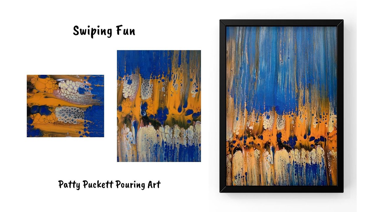 Wow 😮 Paint Pouring Swipe with Shelee cell Activator 🎨  Shelee Art