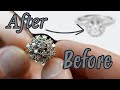 Turning a vintage diamond ring into a modern beauty