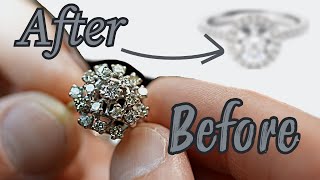 Turning a Vintage Diamond Ring Into a Modern Beauty