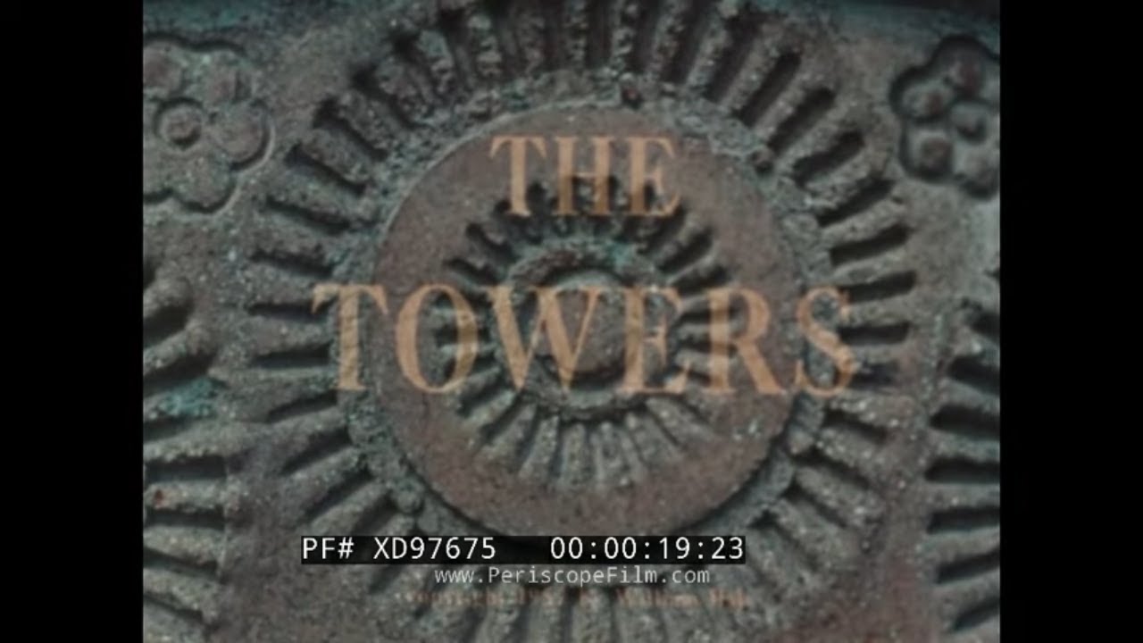 «БАШНИ» 1957 САЙМОН РОДИА / УОТТС БАШНИ ДОКУМЕНТАЛЬНЫЙ ФИЛЬМ ЛОС-АНДЖЕЛЕС, КАЛИФОРНИЯ XD97675