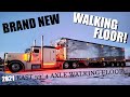 Picking Up Our BRAND NEW East Walking Floor! 379 Peterbilt Pulling a 53' 4 Axle Walking Floor.