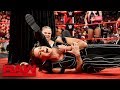 Ronda Rousey locks Stephanie McMahon in an Armbar during title presentation: Raw, Aug. 20, 2018