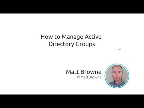 How To Manage Active Directory Groups with PowerShell