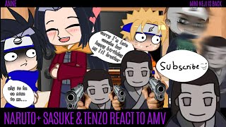 Naruto+Sasuke & yamato(tenzō) react to AMV || gcrv|| read desc|| mini neji is bacc