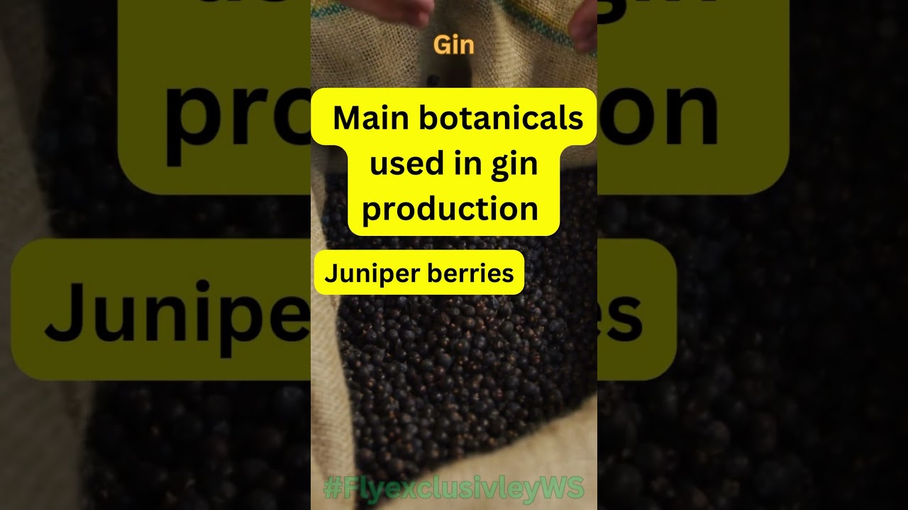 Botanicals in Gin production