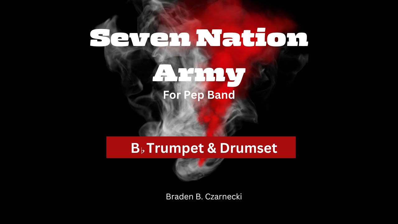 Seven nation army – For Trumpet in B♭ and Drumset - YouTube