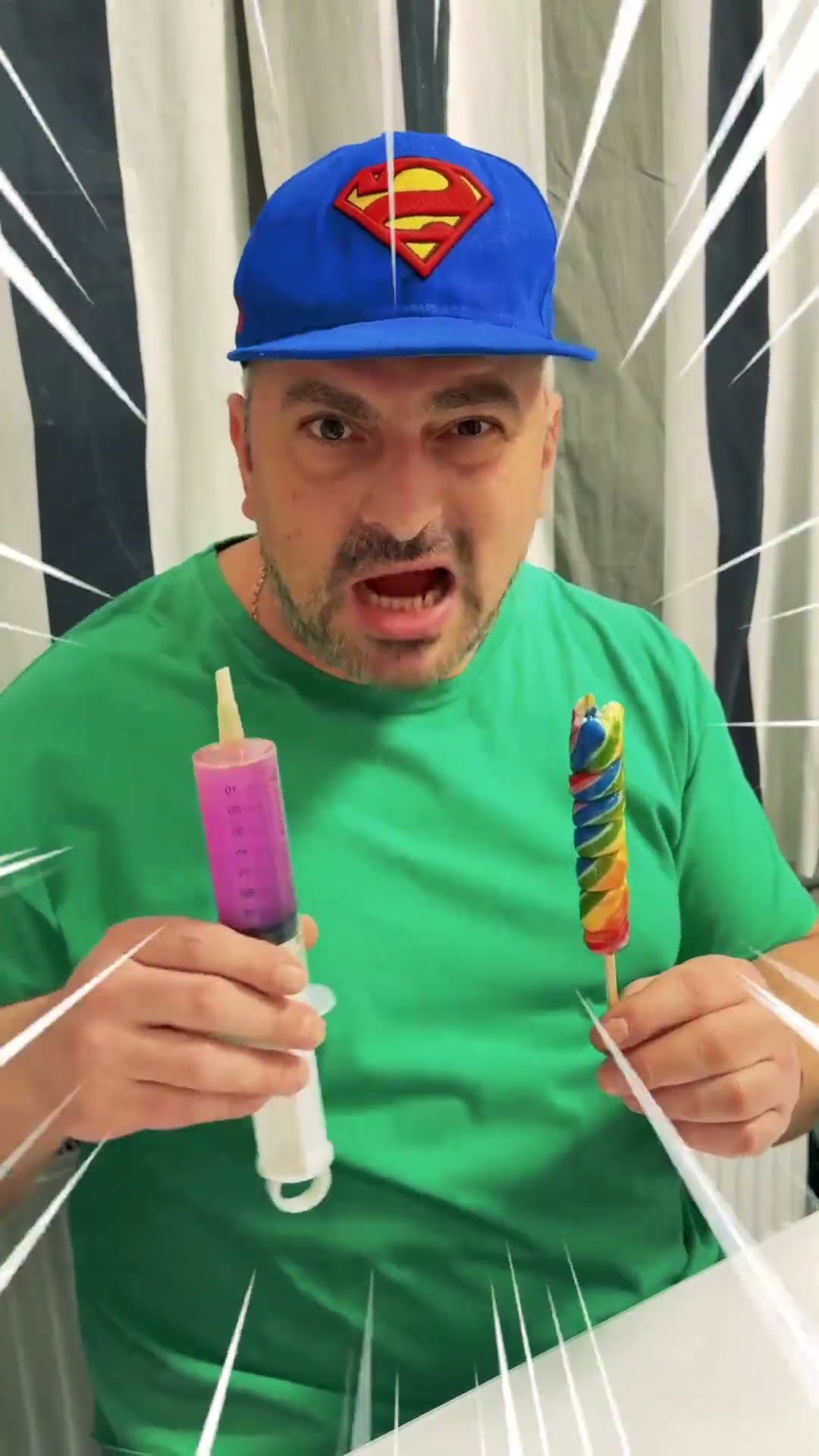 Dad scares baby with vaccination ??????❤️?