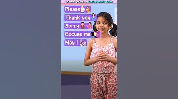 10 Magic Words 🪄 in English | Please, Sorry, Thank you & More | Adi Connection #shorts