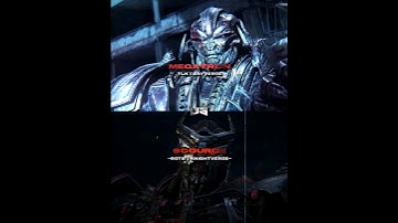 Megatron VS Scourge | #shorts #edit