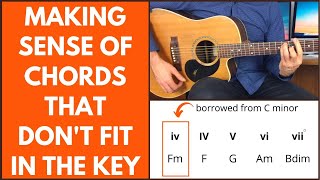 How And Why To Use Borrowed Chords On Guitar