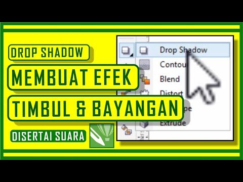  desain  grafis  cara memberi efek bayangan di coreldraw 