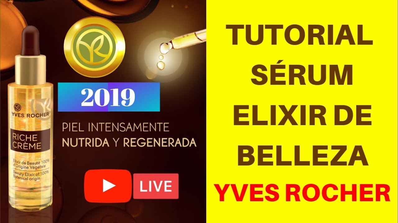 elixir de beaute riche creme yves rocher