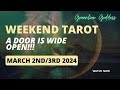 WEEKEND TAROT &quot;A DOOR IS WIDE OPEN!!!&quot; MARCH 2ND+3RD 2024