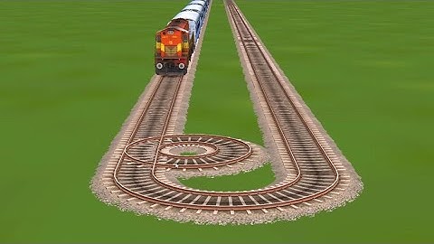 All Trains Crossing Risky railroad tracks crossing bumpy railway station - train simulator classic 
