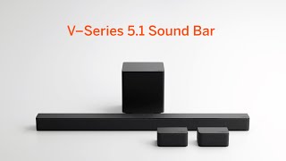 Step up to a Full Surround Sound Experience | VIZIO V-Series 5.1 Sound Bar