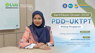 PDD-UKTPT Bidang Pengajaran Sertifikasi Dosen (SERDOS) 2026 | Universitas Riau
