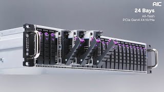 AIC 2U 24-bay All-flash server: SB201-TU