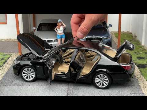 1:18 BMW E60 5 Series facelift, black - Kyosho [Unboxing]
