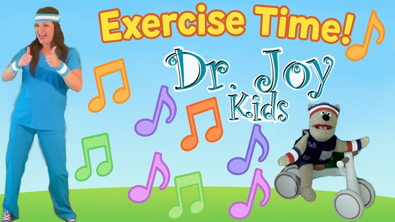 Exercise Song for Kids | Dr. Joy Kids & Teddy Tunes | Move, Ride, and Play!