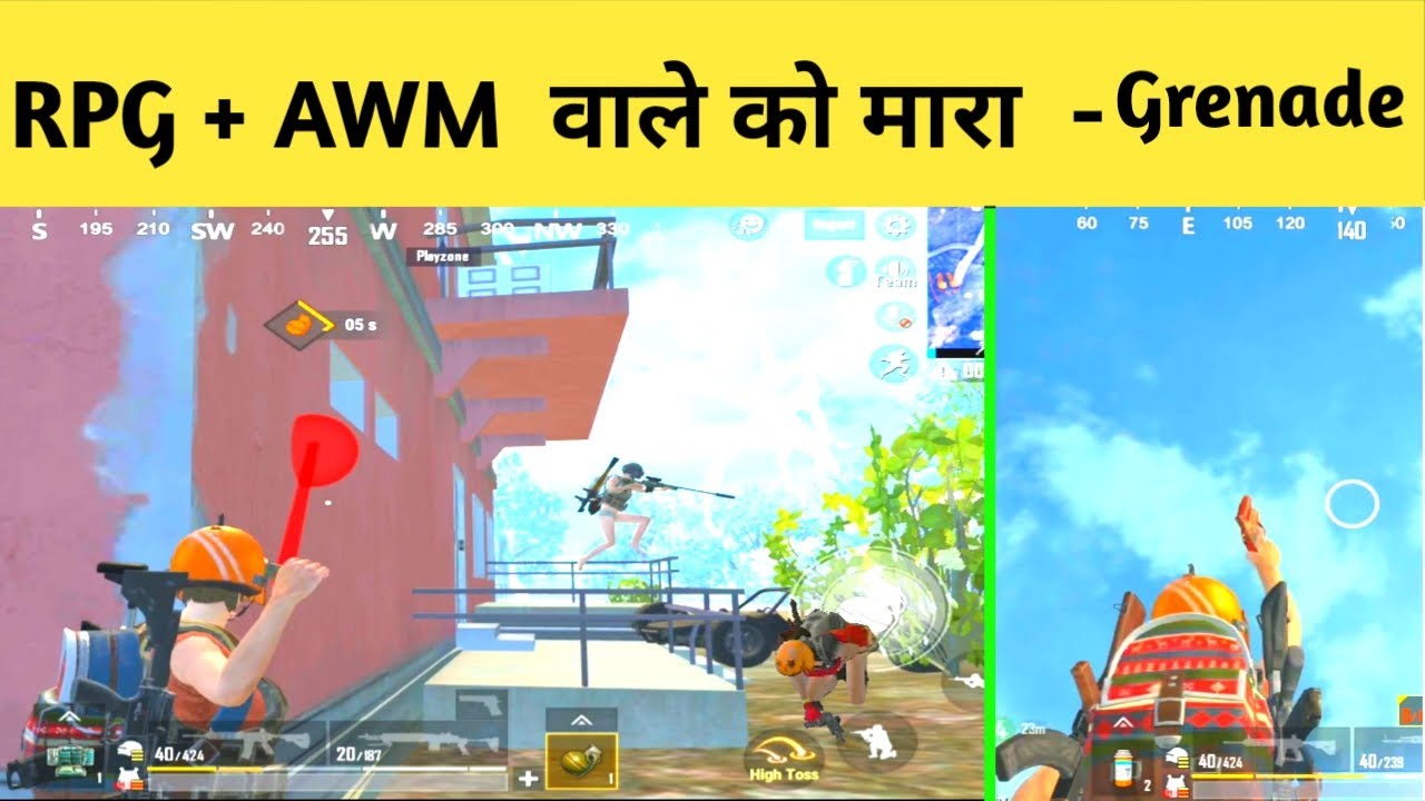 Rpg + Awm  वाले को मारा | Pubg Mobile lite Rush Gameply- CAPTAIN VISHAL