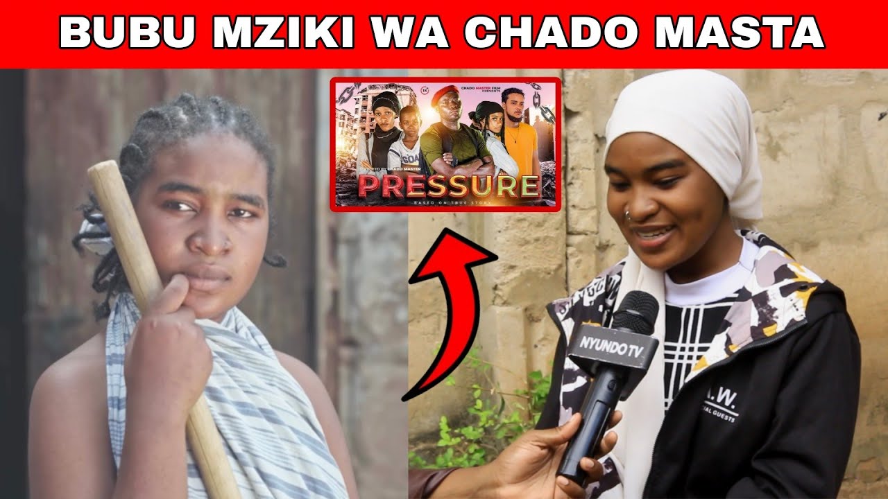 BUBU MZIKI wa tamthilia ya PRESSURE ya CHADO MASTA kumbe ni mrembo hivi aimba live....