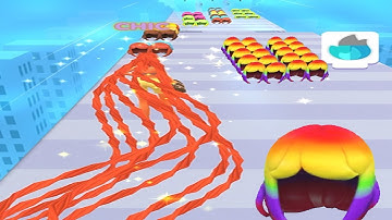 Hair Challenge 💕🌈👸 Big Update Game Max  Levels (Gameplay Walkthrough Level 191)