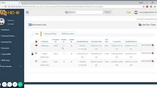 DMS user dashboard