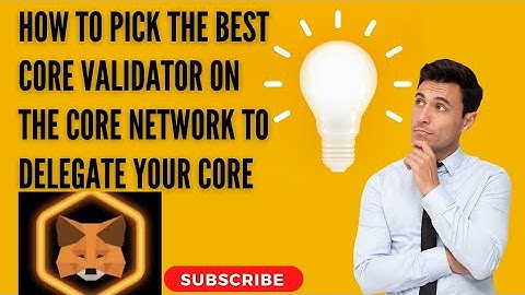 CORE Updates | Learn how to pick the best validators on the Core Network | Plz Avoid lazy validators