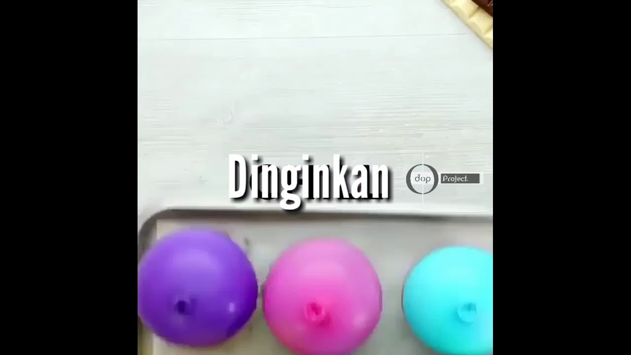 Kreatif #1 Membuat mangkuk dari coklat 
