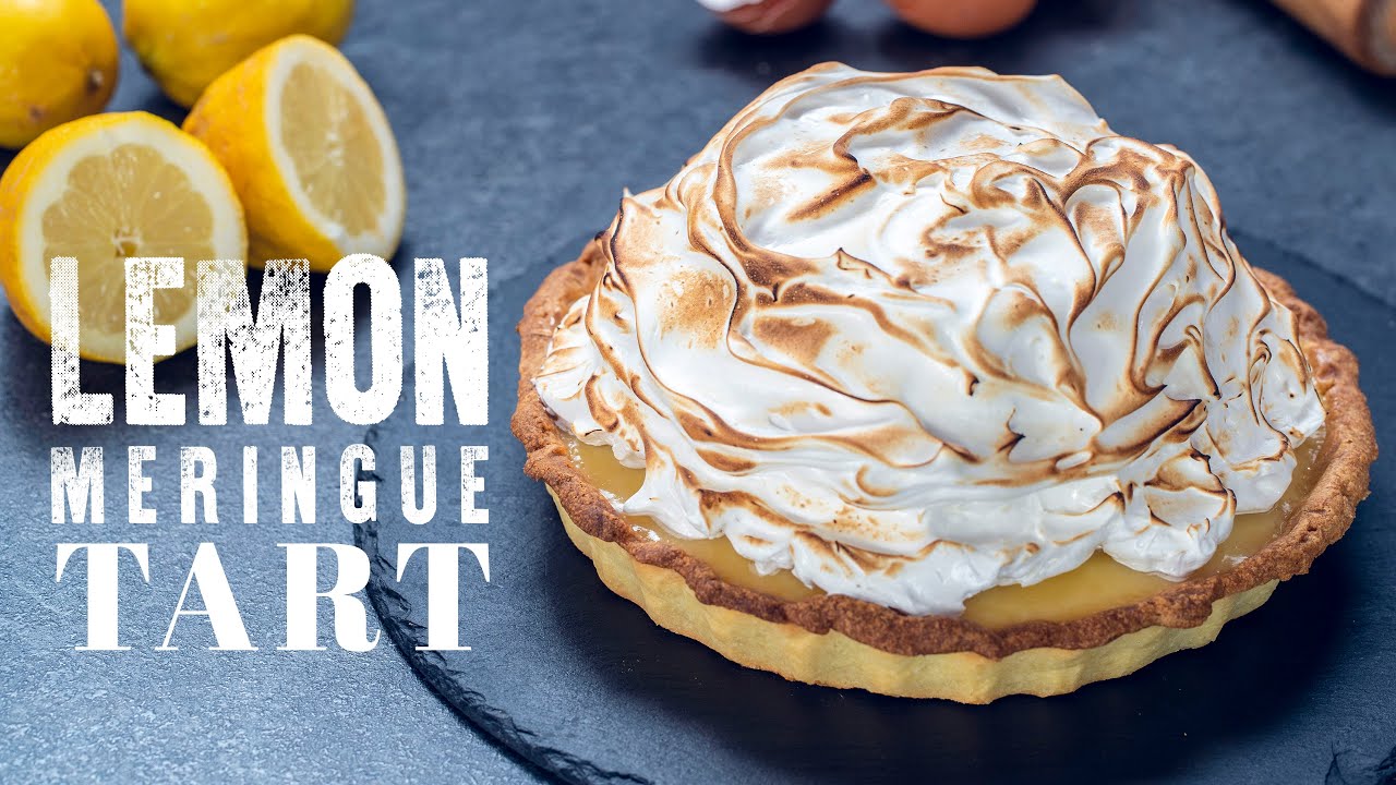 Lemon Meringue Tart | Lemon Pie | Home Cooking Adventure