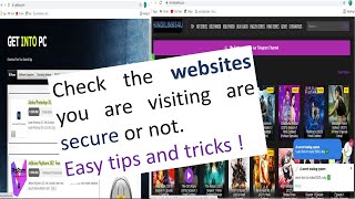 how to check the website is secure or not | check websites security in this way.