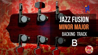 Backing track Jazz Fusion - Minor major in B (100 bpm)