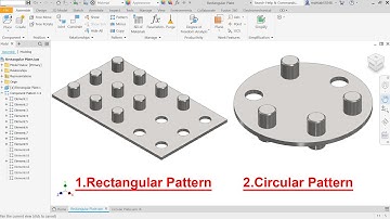 Pattern Component in Autodesk Inventor Assembly 2023