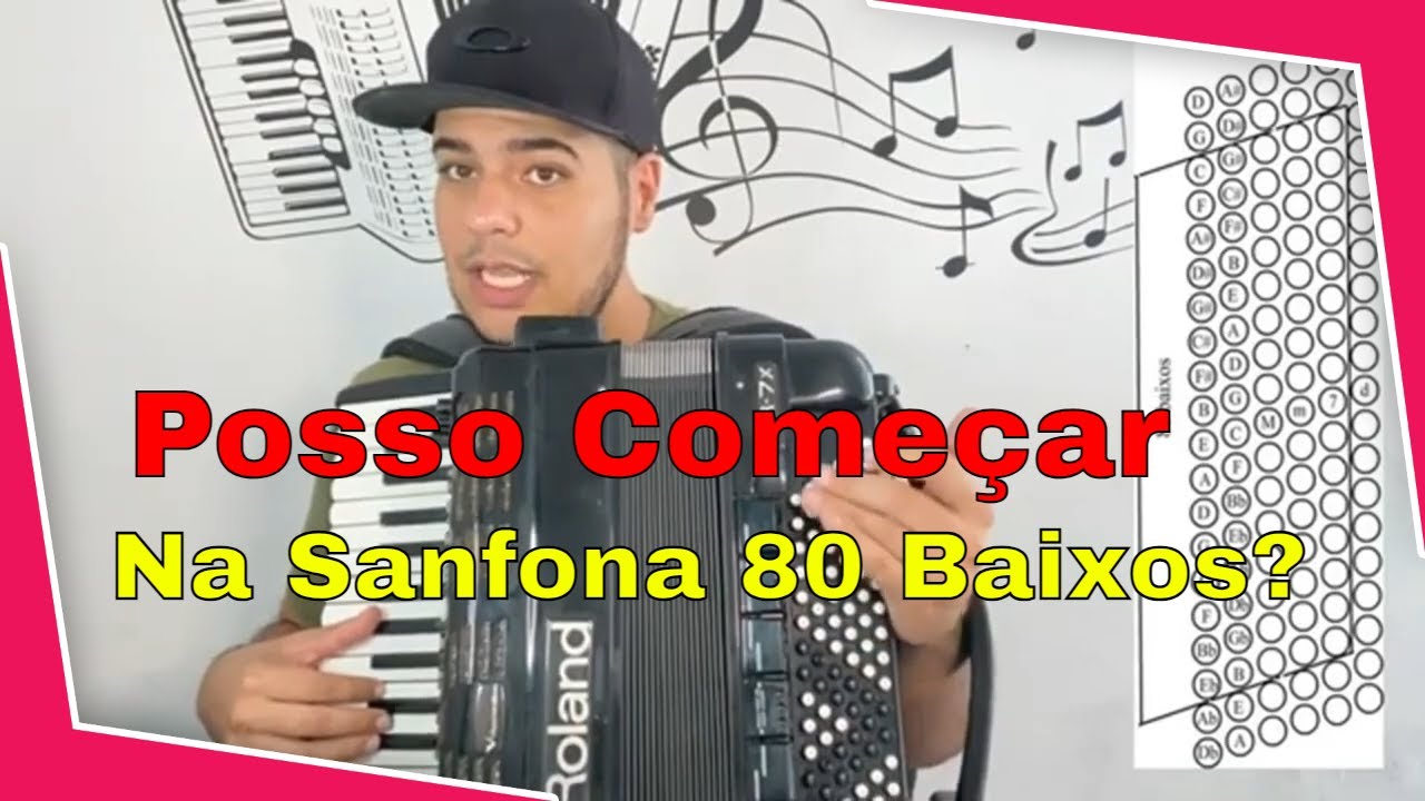 Como Tocar Na Sanfona 80 Baixos ? Veja os Primeiros Passos - YouTube
