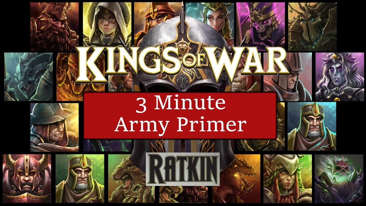 Kings of War 3 minute army primer - Ratkin