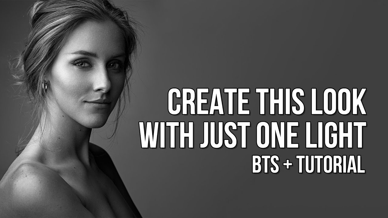 Портрет в черно-белом свете за кулисами