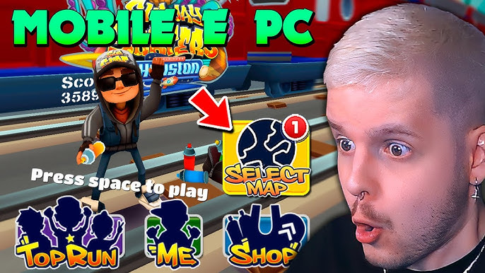 TUTORIAL] APRENDA A JOGAR COM AS TECLAS WASD SUBWAY SURFERS  #nocoinchallenge #subwaysurfers #naag 