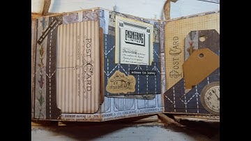 Tim Holtz Dapper Collection Lap Book -AVSC Project