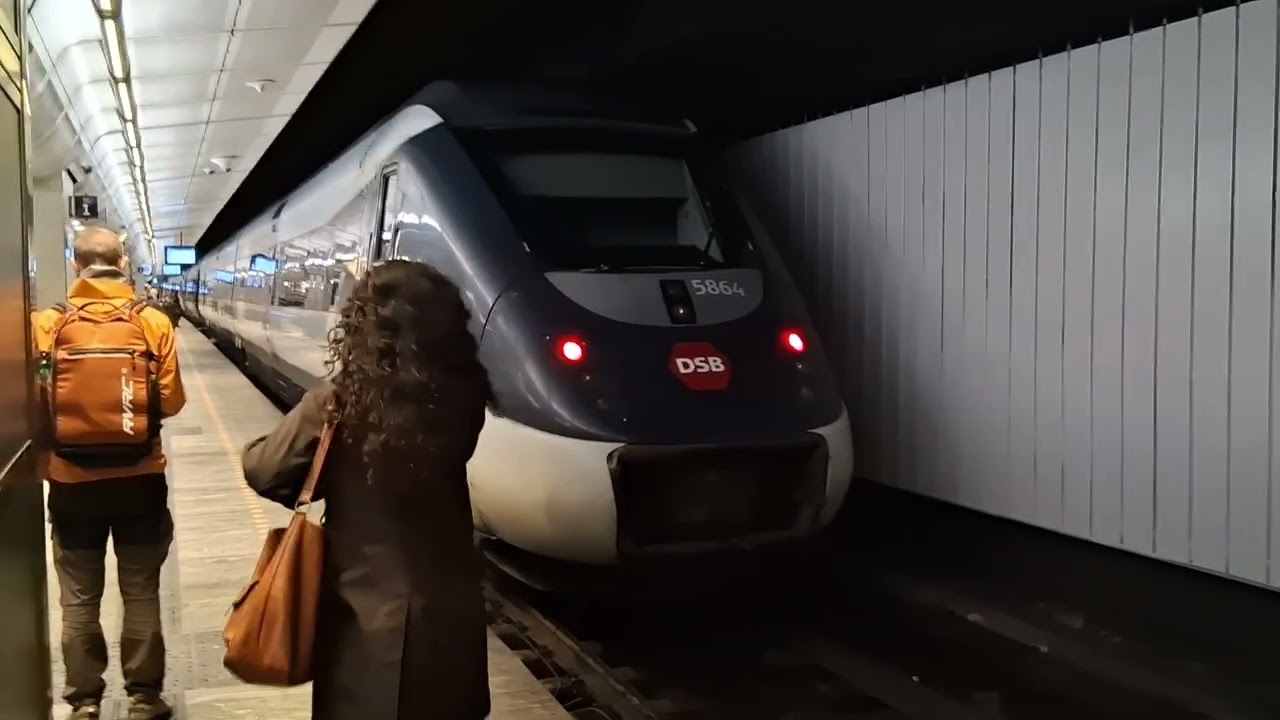 Tog på Nørreport station 